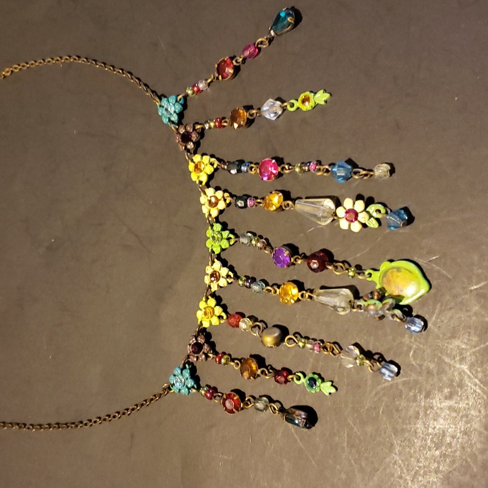 Bohemian Beaded Cascade Necklace - Picture 5 of 5